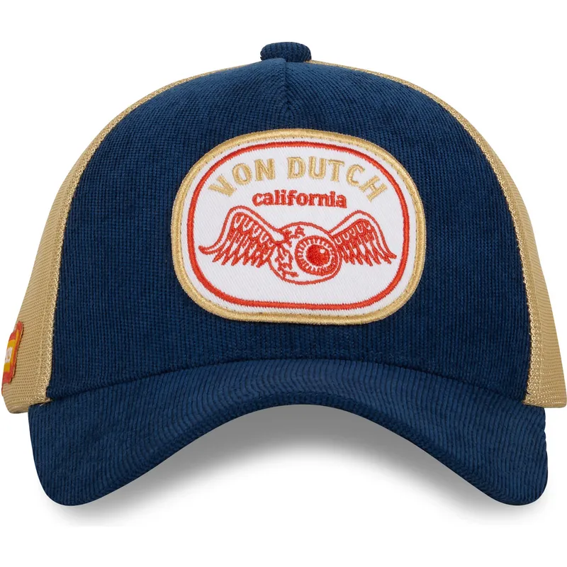 cepur-izliekta-truckeris-tumsi-zils-snapback-blu-ct-no-von-dutch