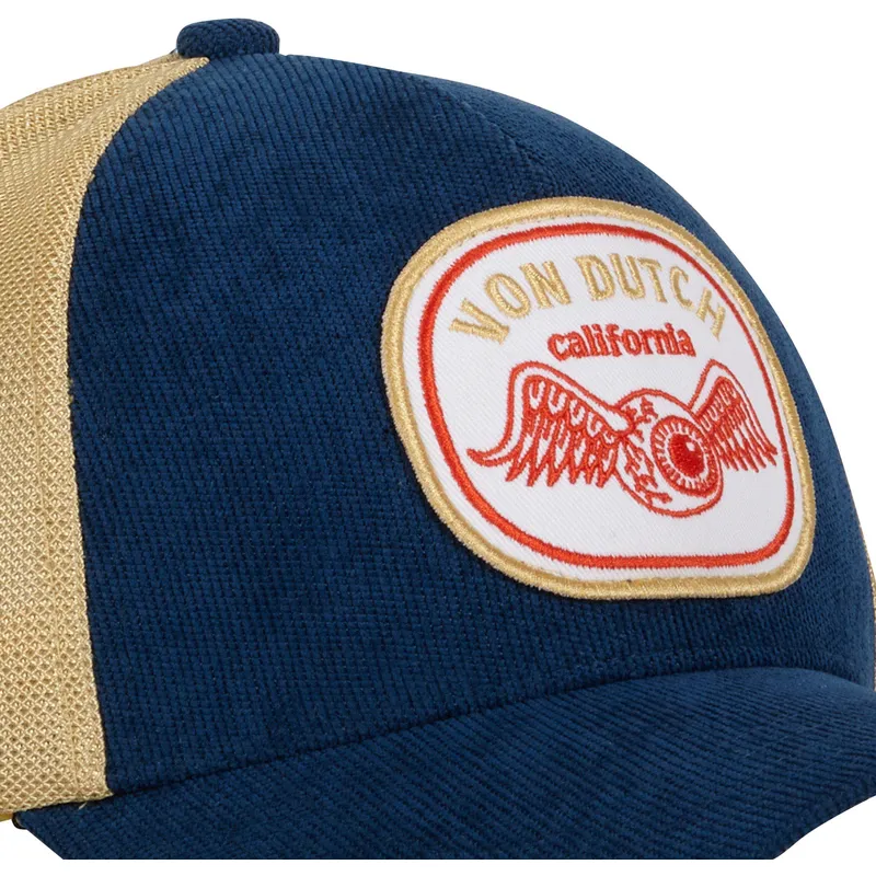 cepur-izliekta-truckeris-tumsi-zils-snapback-blu-ct-no-von-dutch