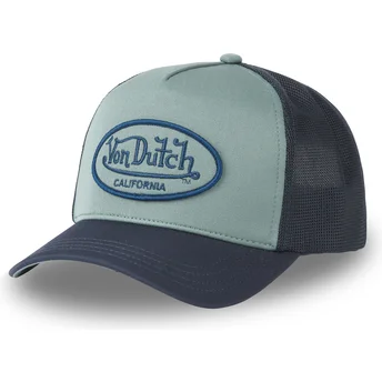 Gorra trucker verde y azul NAMI de Von Dutch