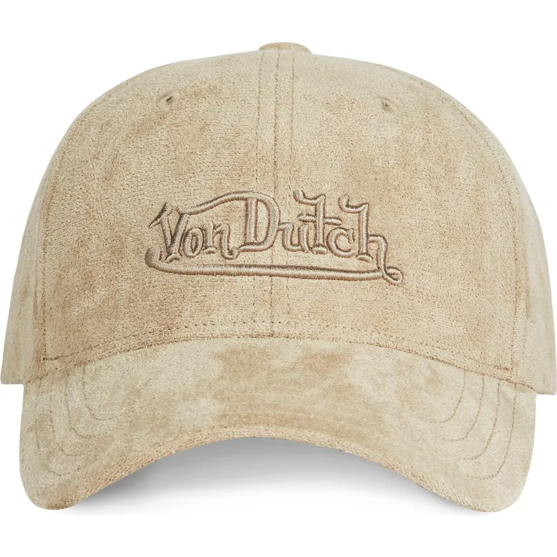 beige-verstellbare-curved-cap-sue-e-von-von-dutch