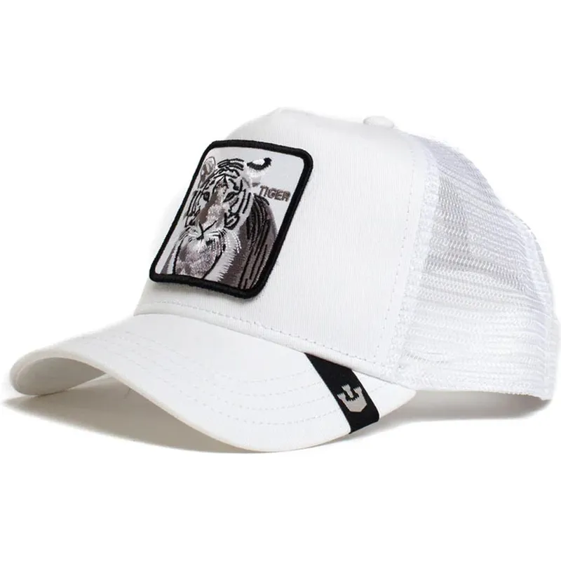 cepur-izliekta-truckeris-balts-snapback-silver-tiger-the-farm-no-goorin-bros
