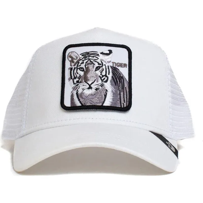 cepur-izliekta-truckeris-balts-snapback-silver-tiger-the-farm-no-goorin-bros