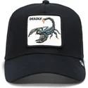 czapka-trucker-czarna-skorpion-deadly-the-deadliest-scorpion-the-farm-od-goorin-bros