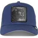 marineblaue-trucker-kappe-panther-the-black-panther-the-farm-von-goorin-bros