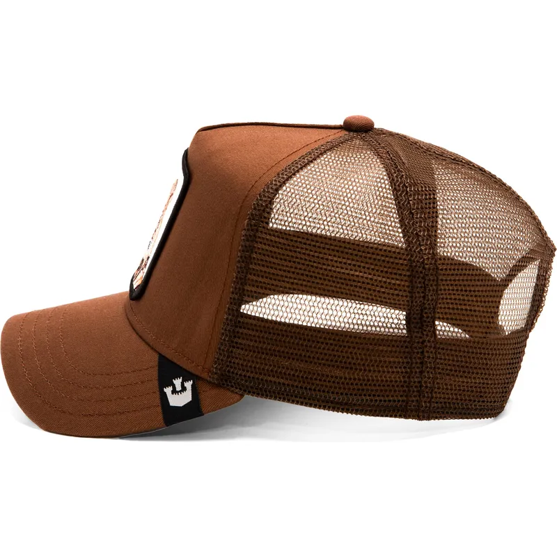 cepur-izliekta-truckeris-bruns-snapback-the-wildcat-tiger-the-farm-no-goorin-bros