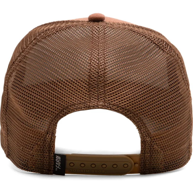 cepur-izliekta-truckeris-bruns-snapback-the-wildcat-tiger-the-farm-no-goorin-bros