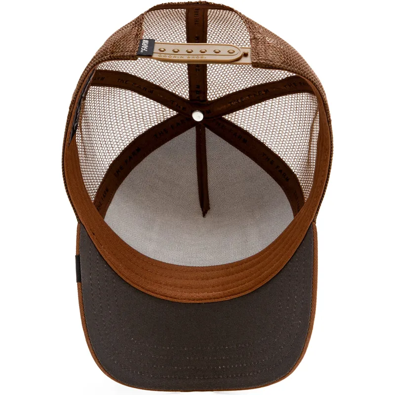 cepur-izliekta-truckeris-bruns-snapback-the-wildcat-tiger-the-farm-no-goorin-bros