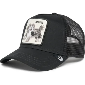 Cepur izliekta truckeris melns snapback The Bestie Dog The Farm no Goorin Bros.