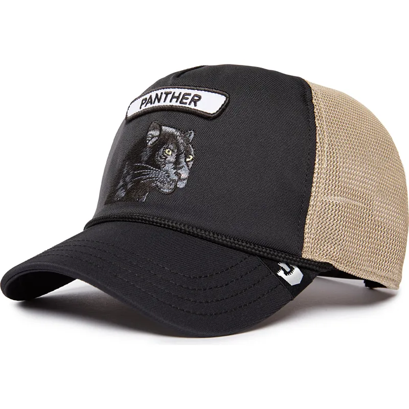 cepur-izliekta-truckeris-melns-snapback-gb2-black-panther-the-rocker-the-farm-no-goorin-bros