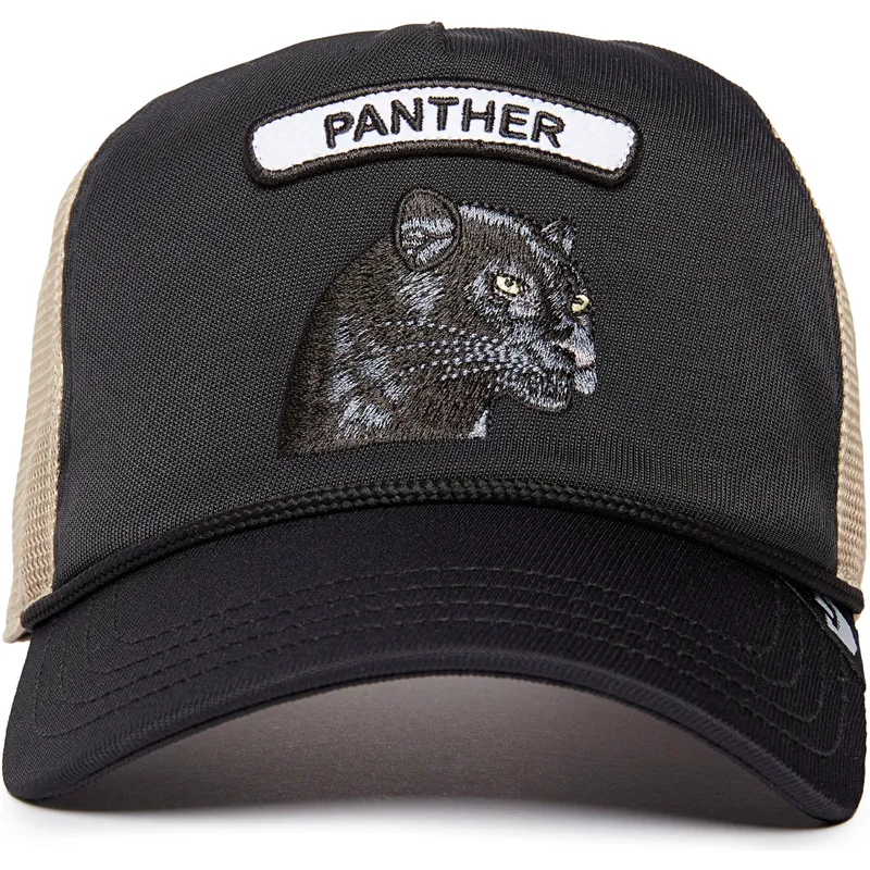 cepur-izliekta-truckeris-melns-snapback-gb2-black-panther-the-rocker-the-farm-no-goorin-bros