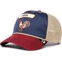 cepur-izliekta-truckeris-daudzkrasains-snapback-cock-gb2-rooster-the-rocker-the-farm-no-goorin-bros