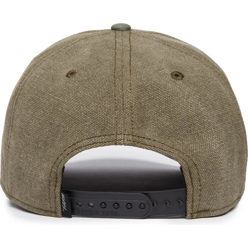 cepur-izliekta-zals-snapback-foxy-duck-canvas-the-farm-no-goorin-bros cepur-izliekta-zals-snapback-foxy-duck-canvas-the-farm-no-goorin-bros