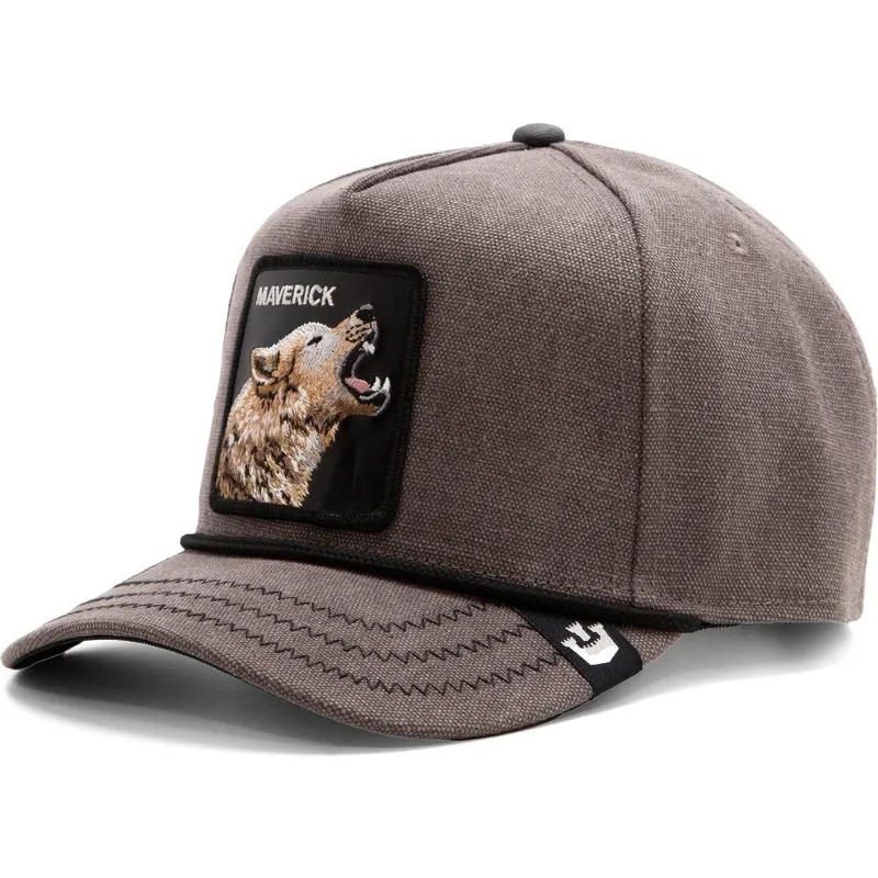 cepur-izliekta-peleks-snapback-maverick-howling-duck-canvas-the-farm-no-goorin-bros