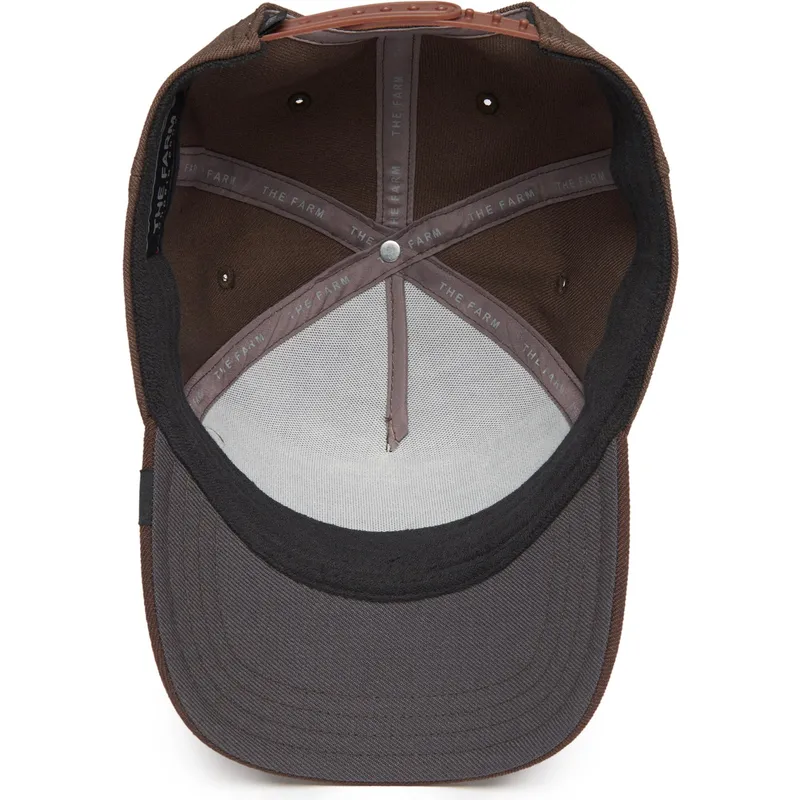 cepur-izliekta-bruns-snapback-dark-horse-field-100-all-season-wool-the-farm-no-goorin-bros