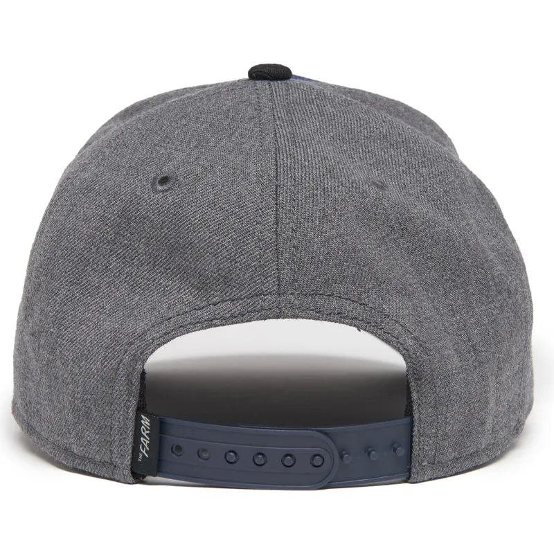 cepur-izliekta-tumsi-zils-snapback-goat-field-100-all-season-wool-the-farm-no-goorin-bros