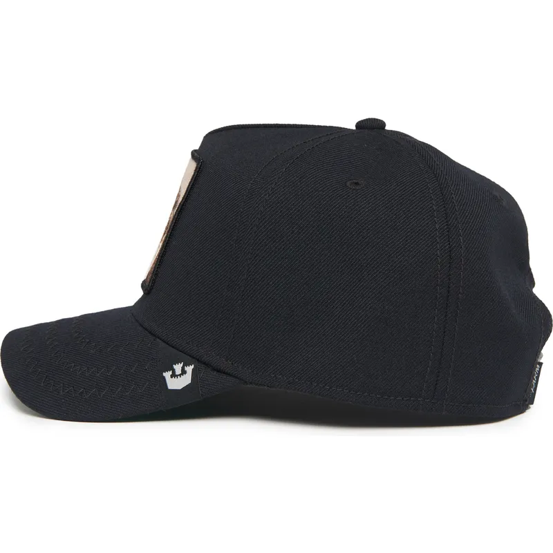 cepur-izliekta-melns-snapback-king-field-100-all-season-wool-the-farm-no-goorin-bros