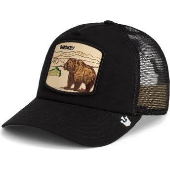cepur-izliekta-truckeris-melns-snapback-smokey-camp-crasher-park-range-the-farm-no-goorin-bros