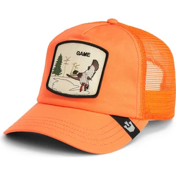 cepur-izliekta-truckeris-oranzs-snapback-game-maybe-park-range-the-farm-no-goorin-bros