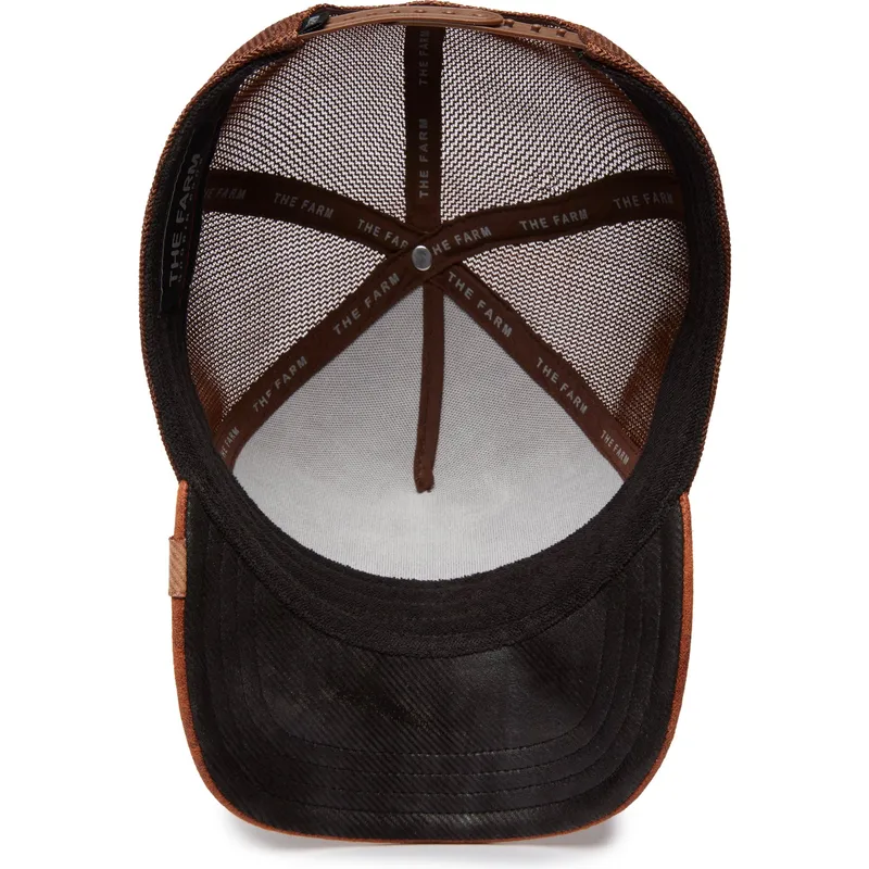 cepur-izliekta-truckeris-bruns-snapback-danger-crow-the-farm-no-goorin-bros