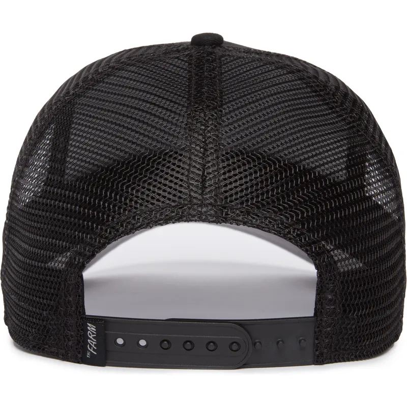 cepur-izliekta-truckeris-melns-snapback-strength-panther-fan-the-farm-no-goorin-bros