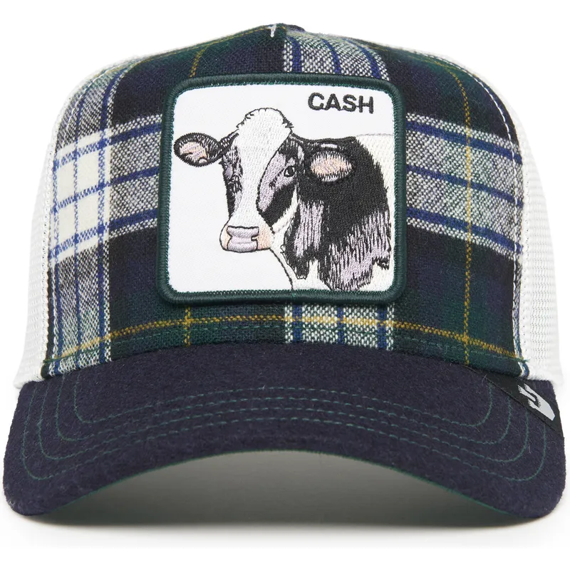 cepur-izliekta-soferis-tumsi-zils-snapback-vaca-cash-moon-cow-uk-plaid-the-farm-the-farm-no-goorin-bros