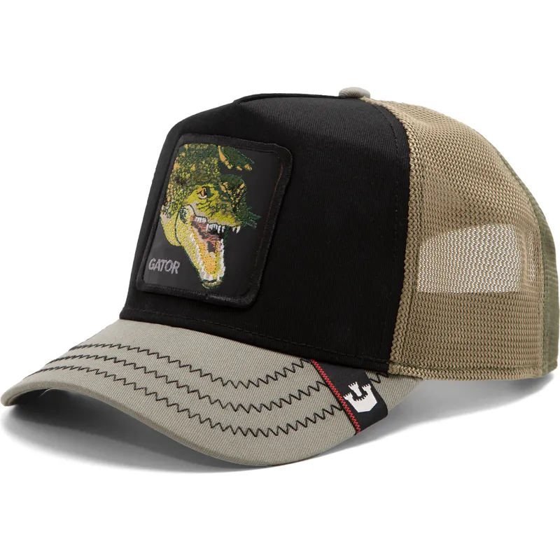 cepur-izliekta-truckeris-zals-snapback-tri-tone-the-farm-no-goorin-bros