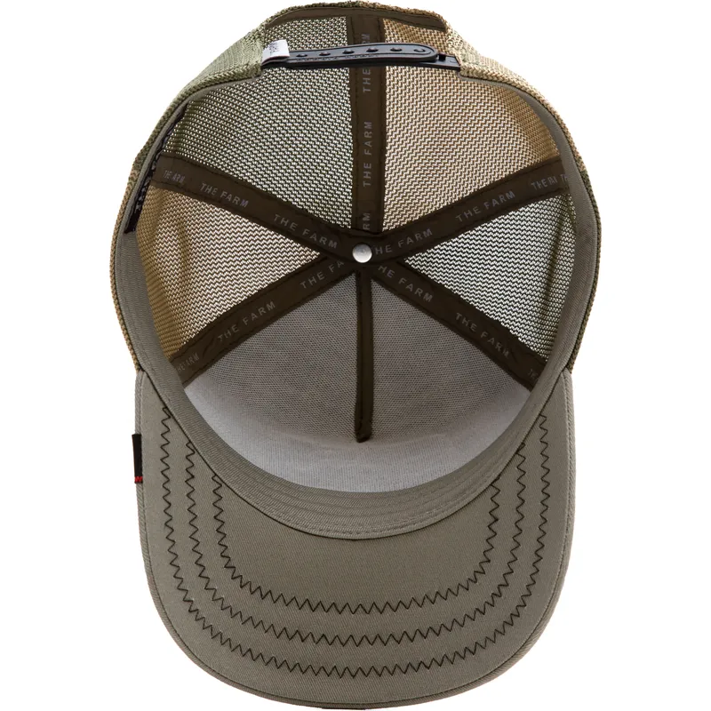 cepur-izliekta-truckeris-zals-snapback-tri-tone-the-farm-no-goorin-bros