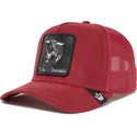 cepur-izliekta-truckeris-sarkans-snapback-raging-the-suede-rager-the-farm-no-goorin-bros