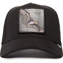 cepur-izliekta-truckeris-melns-snapback-fly-the-suede-bat-blacked-out-the-farm-no-goorin-bros