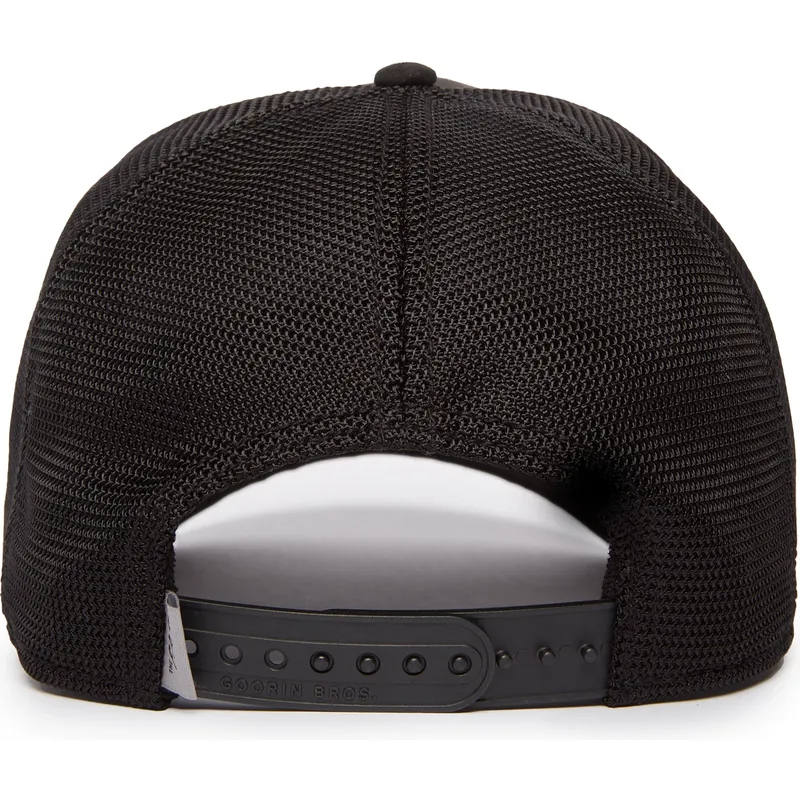 cepur-izliekta-truckeris-melns-snapback-fly-the-suede-bat-blacked-out-the-farm-no-goorin-bros