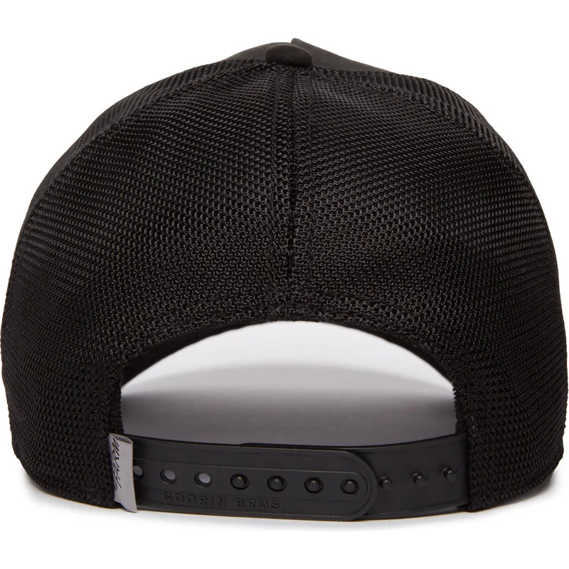 schwarze-trucker-kappe-hahn-cock-the-suede-rooster-blacked-out-the-farm-von-goorin-bros