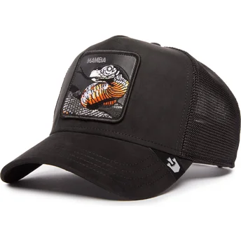 Cepur izliekta melns snapback The Suede Mamba Blacked Out The Farm no Goorin Bros.