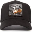 cepur-izliekta-truckeris-melns-snapback-the-suede-mamba-blacked-out-the-farm-no-goorin-bros