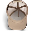 beige-schwarze-trucker-kappe-schlange-the-vicious-snake-eco-brutalism-the-farm-von-goorin-bros