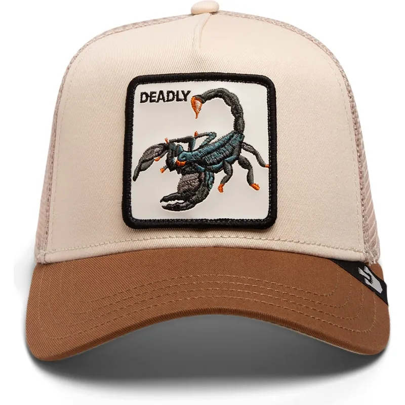 cepur-izliekta-truckeris-bruns-snapback-the-deadliest-scorpion-eco-brutalism-the-farm-no-goorin-bros cepur-izliekta-truckeris-bruns-snapback-the-deadliest-scorpion-eco-brutalism-the-farm-no-goorin-bros