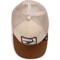 cepur-izliekta-truckeris-bruns-snapback-the-deadliest-scorpion-eco-brutalism-the-farm-no-goorin-bros