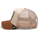 cepur-izliekta-truckeris-bruns-snapback-the-deadliest-scorpion-eco-brutalism-the-farm-no-goorin-bros