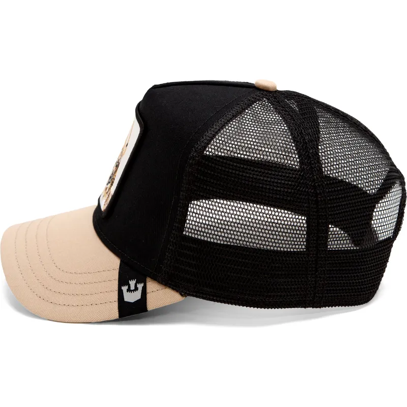 cepur-izliekta-truckeris-melns-snapback-the-amigo-eco-brutalism-the-farm-no-goorin-bros