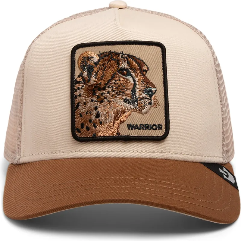 cepur-izliekta-truckeris-bruns-snapback-warrior-cheetah-big-cats-the-farm-no-goorin-bros