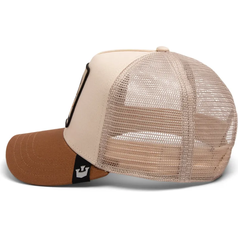 cepur-izliekta-truckeris-bruns-snapback-warrior-cheetah-big-cats-the-farm-no-goorin-bros