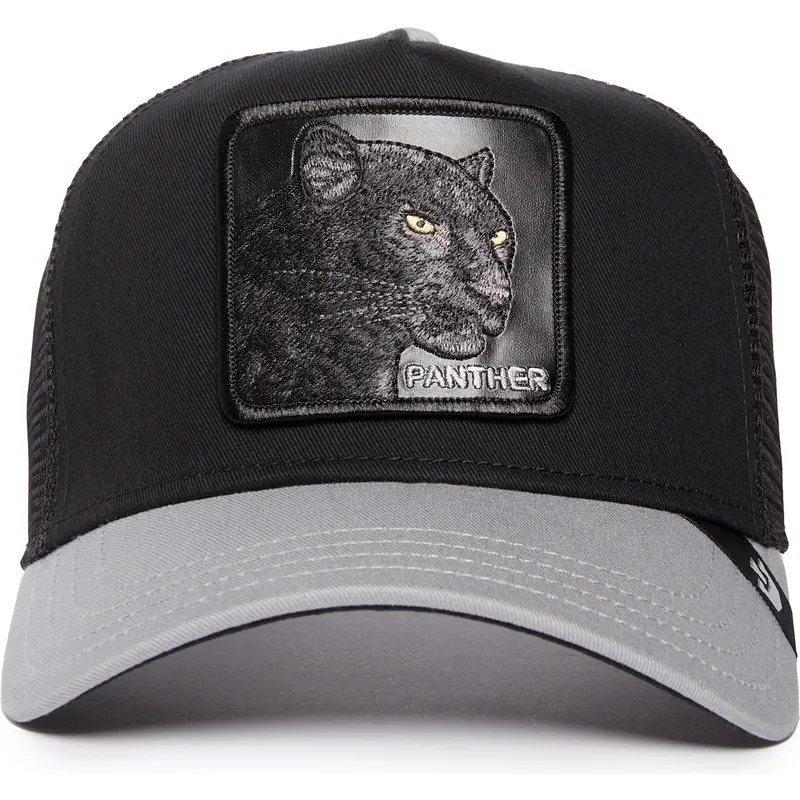 cepur-izliekta-truckeris-melns-snapback-the-black-panther-big-cats-the-farm-no-goorin-bros