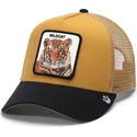 trucker-cap-braun-und-schwarz-tiger-the-wildcat-tiger-big-cats-the-farm-von-goorin-bros
