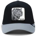 cepur-izliekta-truckeris-melns-snapback-the-savage-tiger-big-cats-the-farm-no-goorin-bros