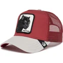 cepur-izliekta-truckeris-sarkans-snapback-the-panther-big-cats-the-farm-no-goorin-bros
