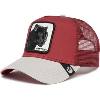 cepur-izliekta-truckeris-sarkans-snapback-the-panther-big-cats-the-farm-no-goorin-bros