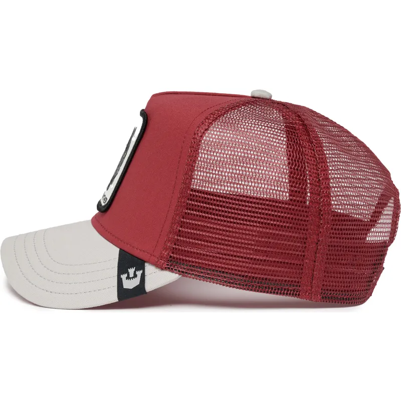 cepur-izliekta-truckeris-sarkans-snapback-the-panther-big-cats-the-farm-no-goorin-bros