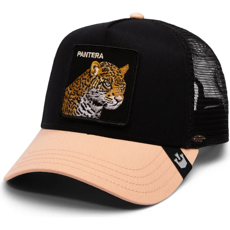 cepur-izliekta-truckeris-melns-snapback-the-big-cats-the-farm-no-goorin-bros