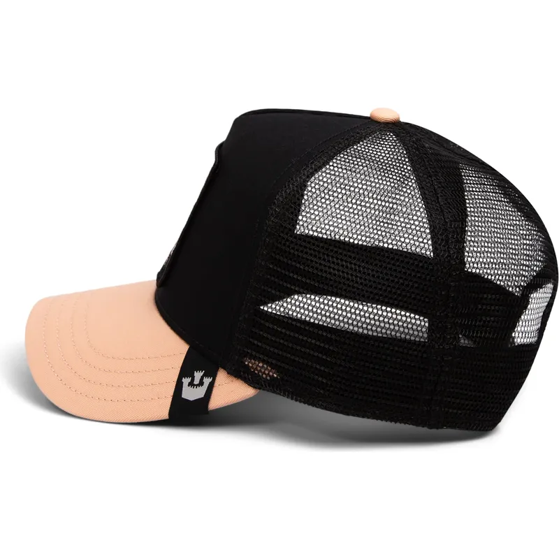 cepur-izliekta-truckeris-melns-snapback-the-big-cats-the-farm-no-goorin-bros