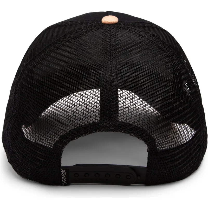 cepur-izliekta-truckeris-melns-snapback-the-big-cats-the-farm-no-goorin-bros