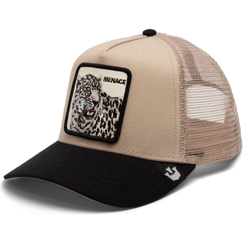 cepur-izliekta-truckeris-bess-snapback-menace-the-snow-leopard-big-cats-the-farm-no-goorin-bros